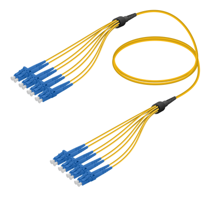 LC/UPC-LC/UPC | 8 Fibers Fanout | Single Mode G657.A2