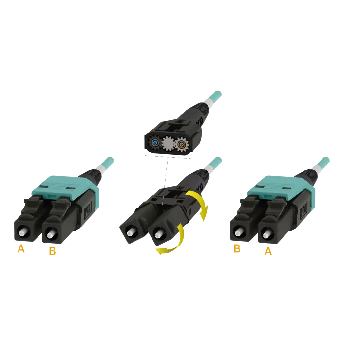 LC/UPC-LC/UPC | UNI10 | Uniboot Patch Cord | Multi-Mode G651.OM3