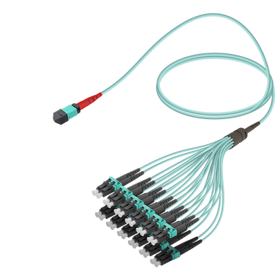 Female MTP Elite to LC/UPC Fanout | Base-24 | Multi Mode G651.OM3