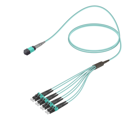 Female MTP Elite to LC/UPC Fanout | Base-8 | Multi Mode G651.OM3