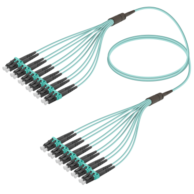 LC/UPC-LC/UPC | 12 Fibers Fanout | Multi Mode G651.OM3